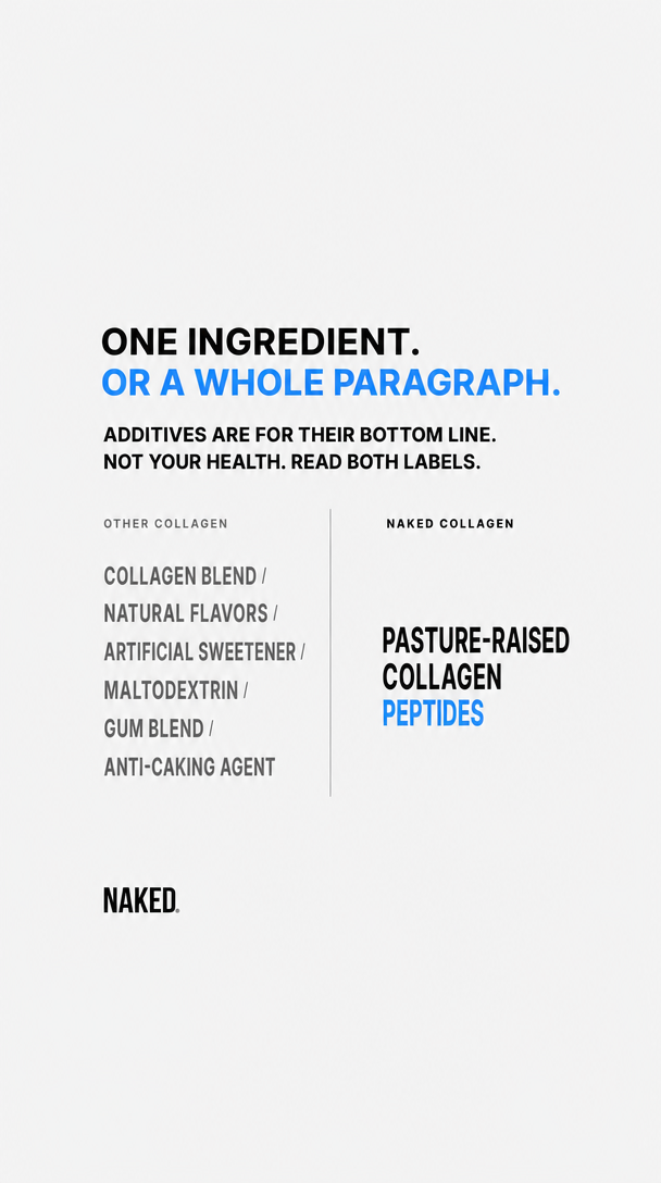 02. One ingredient vs a whole paragraph