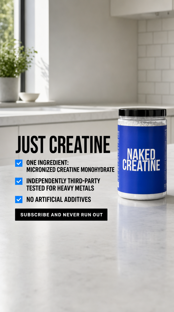 06. Just creatine, one ingredient plus subscription