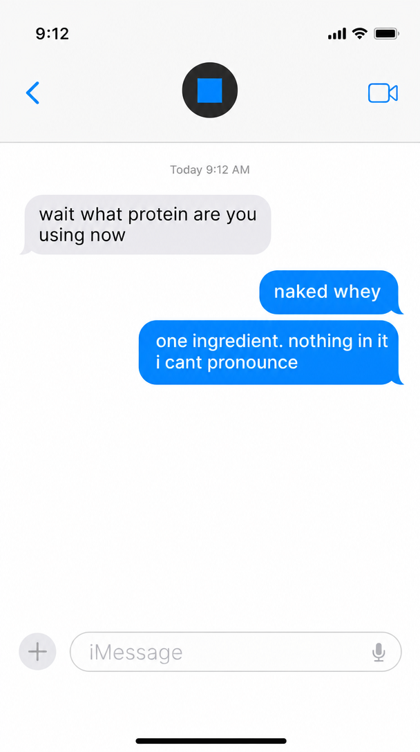 08. Finally pronounceable, iMessage